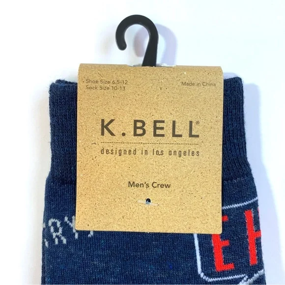 Sorry EH! K. Bell men’s crew socks - Picture 4 of 5